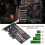 jixopn Πρόσθετες Κάρτες PCIE σε M2/M.2 Προσαρμογέας NVME/M2PCIE Κάρτα SSD M2 σε SATA PCI-E Διπλές 4