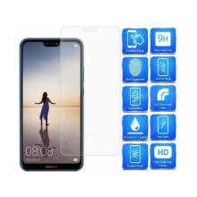 2-PACK kompatibel med Huawei P20Pro Härdat glas 0,26 mm 2,5D 9H Transparent