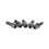 Βίδα ποδηλάτου τεμ. M5x20mm / M6x20mm με διαχωριστικό, εξαρτήματα ανύψωσης στελέχους, 6