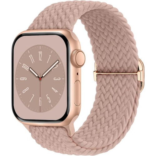Flätad Solo Loop kompatibel med Apple Watch-armband 38 mm