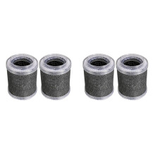 4 Stück HEPA-Ersatzfilter mit Aktivkohle für Luftreiniger zur Entfernung von Schadstoffen und Gerüchen aus der Luft