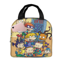 Boîte à lunch Rugrats, sac isotherme réutilisable pour femmes et hommes, idéal pour le travail, les pique-niques et les activités de plein air.
