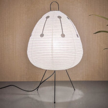 Lampe Akari style Nogyu2022Noguchi • Lampe de table en papier japonais • Compatible avec Isamu Noguchi • Papier de riz • Lampe de chevet