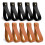 10Pcs Leather Curtain Rod Holder,Leather Bracket,PU Loop Strap for Wood Rod,Strap Wall Hooks 1
