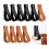 10Pcs Leather Curtain Rod Holder,Leather Bracket,PU Loop Strap for Wood Rod,Strap Wall Hooks 2