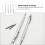Lot de 4 stylos à graver multifonctionnels 6