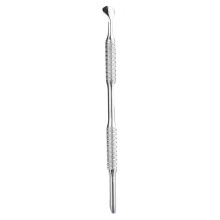 Dual Ended Stainless Steel Cuticle Pusher and Nail Dotting Pen for Precision Nail Art Care