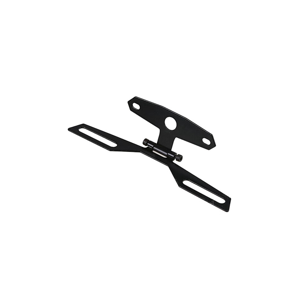 Universal Motorcycle Tail Carbon Steel Bracket License Plate Holder Light 9164030226814