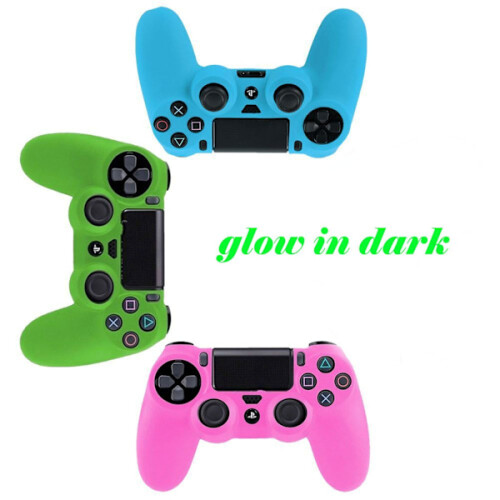 3-pak lysende PlayStation4-controller PlayStation4-gamepads PS4-controller silikonebeskyttelsesskal 1