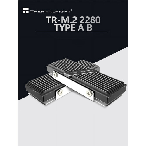 jixopn Thermalright SSD Køler Radiator Aluminiumlegering Solid State Harddisk Køler Computertilbehør til M.2NVME2280 1