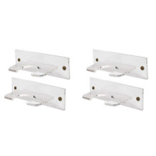 4Pack Baseball Bat Holder for Vertical Display Acrylic Bat Hanger Wall Mount T Baseball or Softball Bat Bat Rack