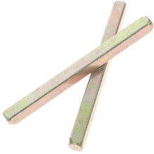 2 Pcs Spare Hinge Door Knob Handle Antique Hardware Replacement Spindle Bar Old Style Vintage Straight Lock Parts
