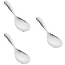 3er-Pack Reislöffel, Kartoffellöffel, Suppenlöffel, praktisches Reislöffel-Set, Küchenutensil, Porridge-Löffel, sicherer Reislöffel