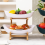 Fruit Tray Racks Table Plates Dinnerware Kitchen Fruit Bowl Partitioned Candy Cake Trays Tableware Dishes B 6