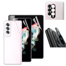 Compatibil cu Samsung Galaxy Z Fold3 - Protector de ecran inteligent cu hidrogel 4 în 1, transparent