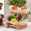 Fruit Tray Racks Table Plates Dinnerware Kitchen Fruit Bowl Partitioned Candy Cake Trays Tableware Dishes B 7