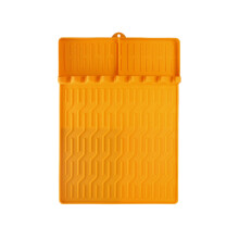 Grillmatte, Grillpfannen-Schutzmatte, Seitenrostmatte für Campinggrills, Grillbesteckmatte