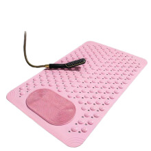 ICERUN Bademåtter, Dobbeltfunktionel Skridsikker Bademåtte, Dobbeltsidet Skridsikker Design Bademåtte Skridsikker, Pink
