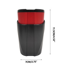 Kafsov Portable Snack Dispenser for 9.5 Oz, Ideal for Nuts, Chocolates Under 0.7 In, Hands-Free Accessory for Gaming, Work, Study Red