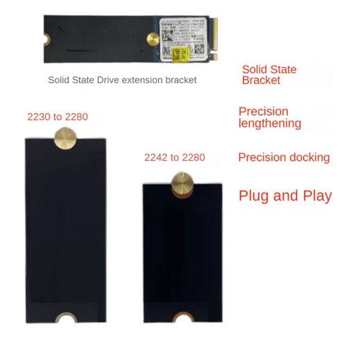 2230 bis 2280 M.2 Long Size NGFF M.2 SSD Adapter Converter Erweiterungsrack 1