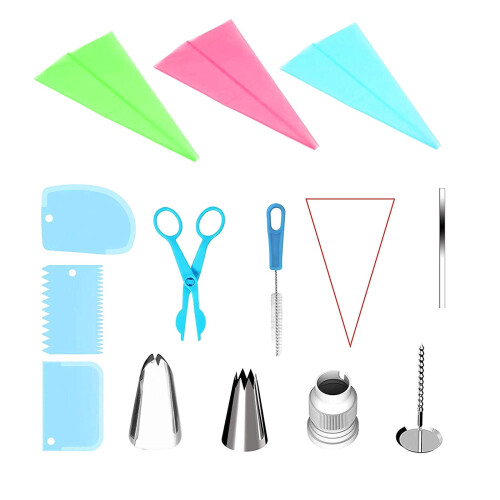 VBVC 83 Pcs Decorating Nozzles Set Home Baking Cake Making Tools Decorating Tips Set 1