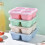 XIUH4-Compartment Bento Box, Επαναχρησιμοποιήσιμο Δοχείο Προετοιμασίας Γεύματος με Διαφανή 7