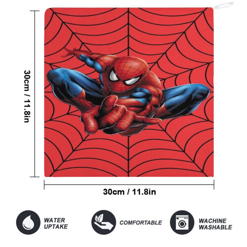 Χειροπετσέτες Spider-Man για το μπάνιο, Βαμβακερές πετσέτες προσώπου απαλές 1