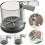 Double Layer Flour Sifter Cup with Ergonomic Handle for Easy SemiAutomatic Baking 3