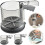 Double Layer Flour Sifter Cup with Ergonomic Handle for Easy SemiAutomatic Baking 2