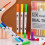 Μαρκαδόροι Xubond Pen Brush 24 Χρώματα, Λεπτή & Σφαιρική Άκρη, Μαρκαδόροι 5ml για Σχέδιο, 5