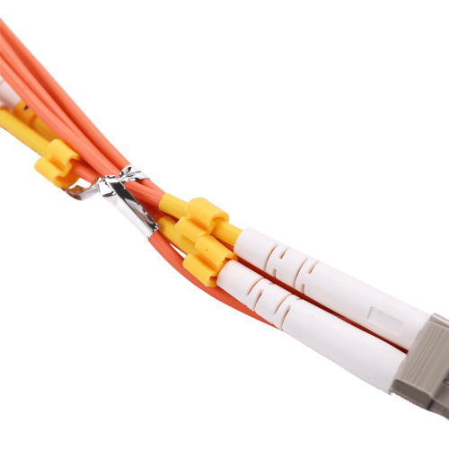 4 Stück 1 m Jumperkabel Duplex Multimode LC-LC LC zu LC Glasfaser-Patchkabel 2