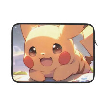 P-Ikachu 13 Inch Laptop Sleeve, Waterproof, Slim Waterproof Sleeve, Slim Laptop Carrying Case, Black