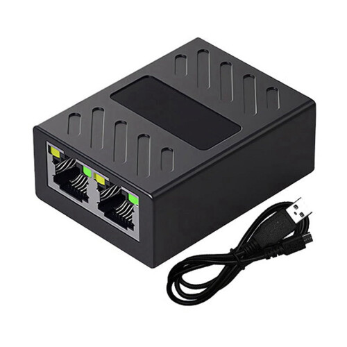 Καλώδιο δικτύου 1to2EthernetΔιαχωριστής δικτύου RJ4510MΠροσαρμογέας επέκτασης συνδέσμου
