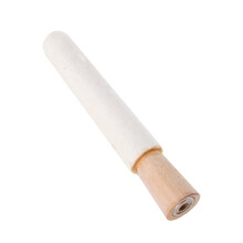 2pcs Wooden Ring Polishing Stick Jewelry Tool with Dual Buffing Rods for Precise Ring Finishing