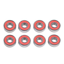 ABEC 11 608 Steel Skateboard Bearings Speed Low Noise Durable for Longboard Roller Skates Red