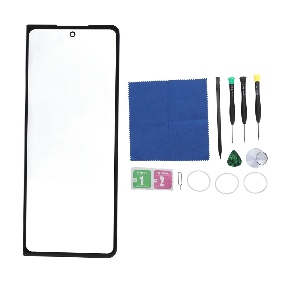 Outer Glass Screen Replacement For Galaxy Z Fold 5 5G F946, Front Exterior Glass Cover With Oca Adhesive And Repair Tools Kit, Screen Repair Kit For R 9176269798505