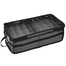 Protective Durable Material Ornament Storage, Cost-Effective Holiday Decoration Storage with Adjustable Dividers for Customizable Compartments