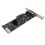 Κάρτα επέκτασης USB3.0PCIe 4 θυρών με υποστήριξη UASP και συνολικό εύρος ζώνης 20Gbps, δεν 4