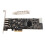 Κάρτα επέκτασης USB3.0PCIe 4 θυρών με υποστήριξη UASP και συνολικό εύρος ζώνης 20Gbps, δεν 8
