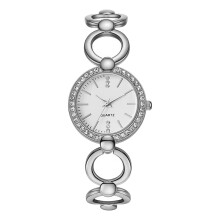 Ceas de mână rezistent la apă, cadran oval, elegant, cu perle, ceas elegant pentru femei, cuarț, mișcare analogică, curea din oțel inoxidabil,
