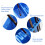 Brush Cleaner With Pen Hole Design Multi Function Brush Washer Divided Compartments Sturdy Drop Resistant Plastic Storage Containers For Artists 8