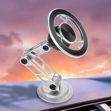 Offre spéciale Noël : Support de téléphone de voiture Tpzfurit avec rotation à 1080, design pliable et fixation magnétique de qualité