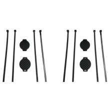 2x3D Print PLA Housse de protection anti-perte pour étui de vélo, support de fixation, attache