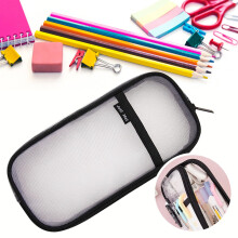Penar transparent pentru birou, creion de mare capacitate, pentru examene, pentru birou și artizanat, Celebration Activ