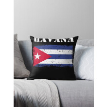 AIVO Kuba Havana Vintage 70-es 80-as évek stílusú díszpárnahuzatok, párnahuzat, kétoldalas kanapé