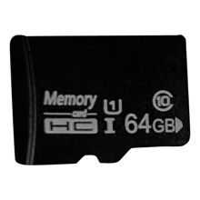 64 GB mikro UHS-I-kort høyhastighets mikroflashminnekort TF-kort for smarttelefoner, Android Pad, dashbordkameraer og MP3-spiller