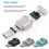 Προσαρμογέας 5/10X OTG USB3.1 Αναγνώστης καρτών μνήμης για συμβατότητα με Huawei Type C - TF Micro 4
