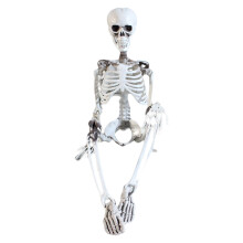 SUSUchens Halloween csontváz dekoráció valósághű műanyag emberi csont figura állítható ízületekkel kísértetjárta ház