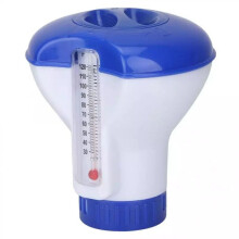 SUKIY Swimming Pool Floating Chlorine Chemical Dispenser, 1.5"