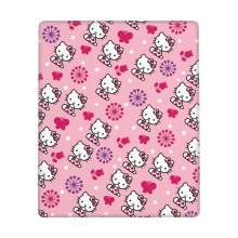 Tapis de souris carré en caoutchouc antidérapant Hello Kitty, imperméable, idéal pour la décoration de bureau, accessoires de bureau, 18 x 23 cm